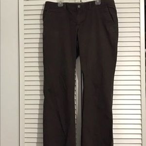 Old Navy Brown Chinos Low Rise Size 8 S